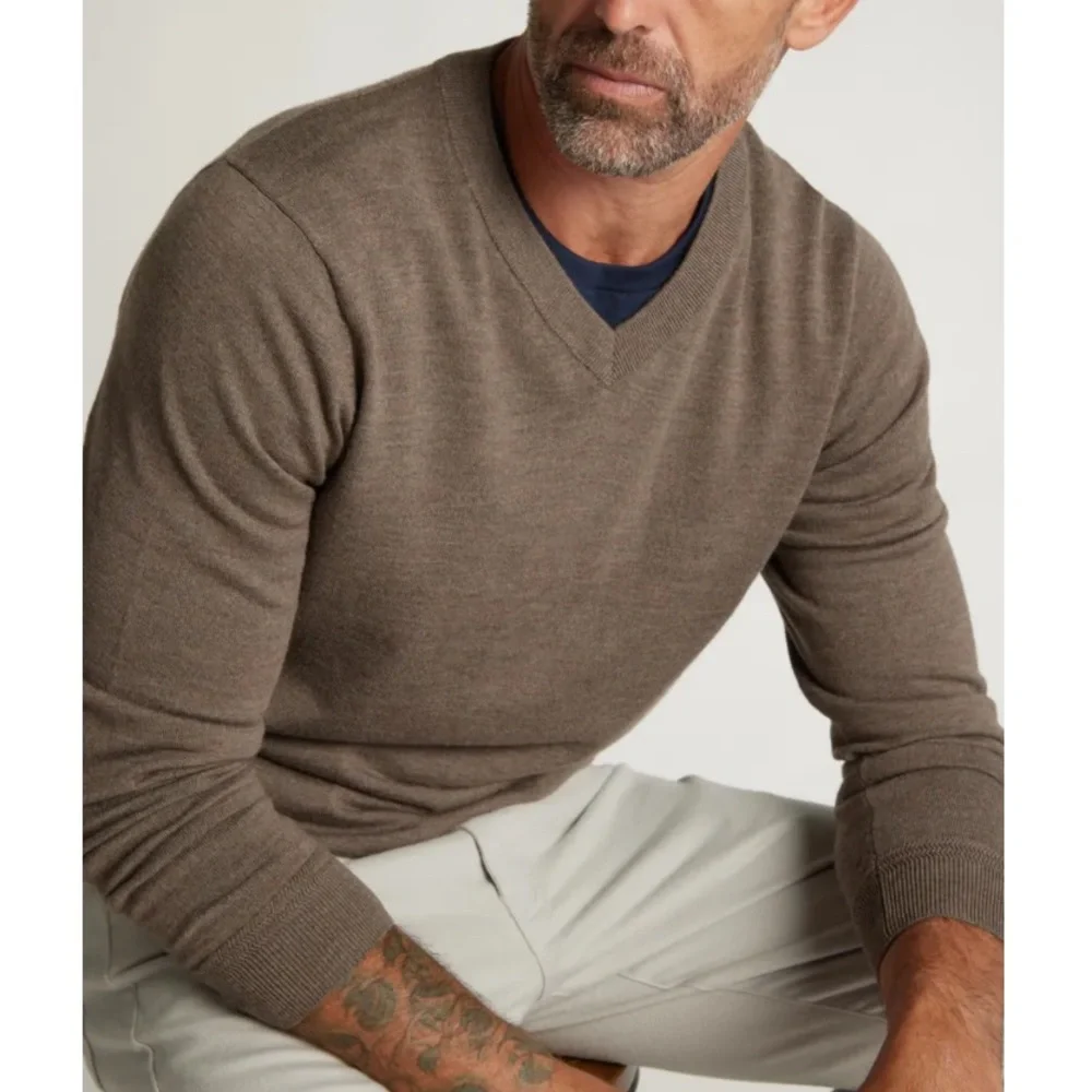 BARKERS' Skyland ZQrx Merino Vee Sweater. 100% Merino Wool, New Zealand Brand. - Picture 2 of 8